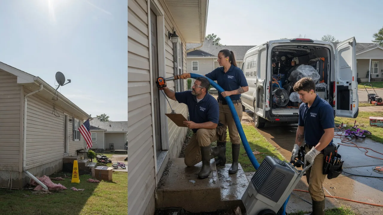 Ceiling Water Damage Restoration in Closplint, KY near me